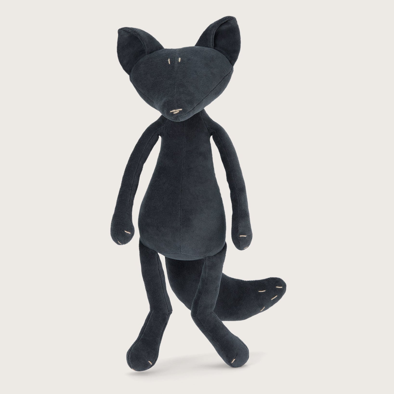 Arthus, le renard - grand - ADADA Bleu nuit Sans vêtements