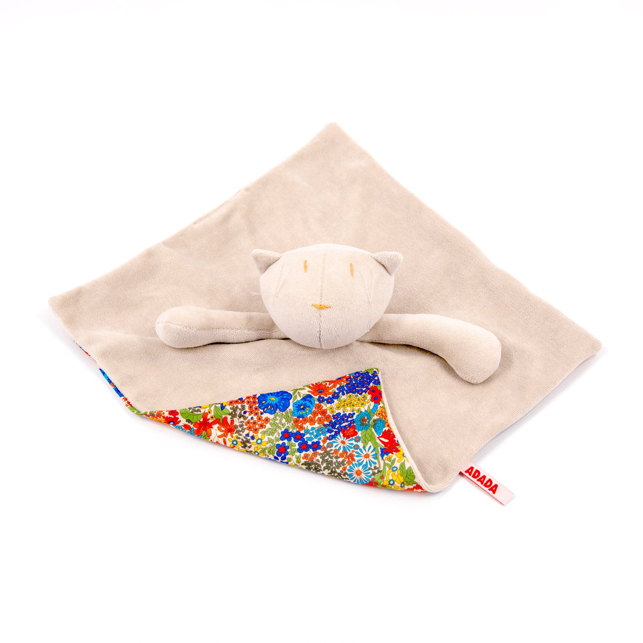 Doudou Gisel la chatte - Made in France - ADADA Printemps