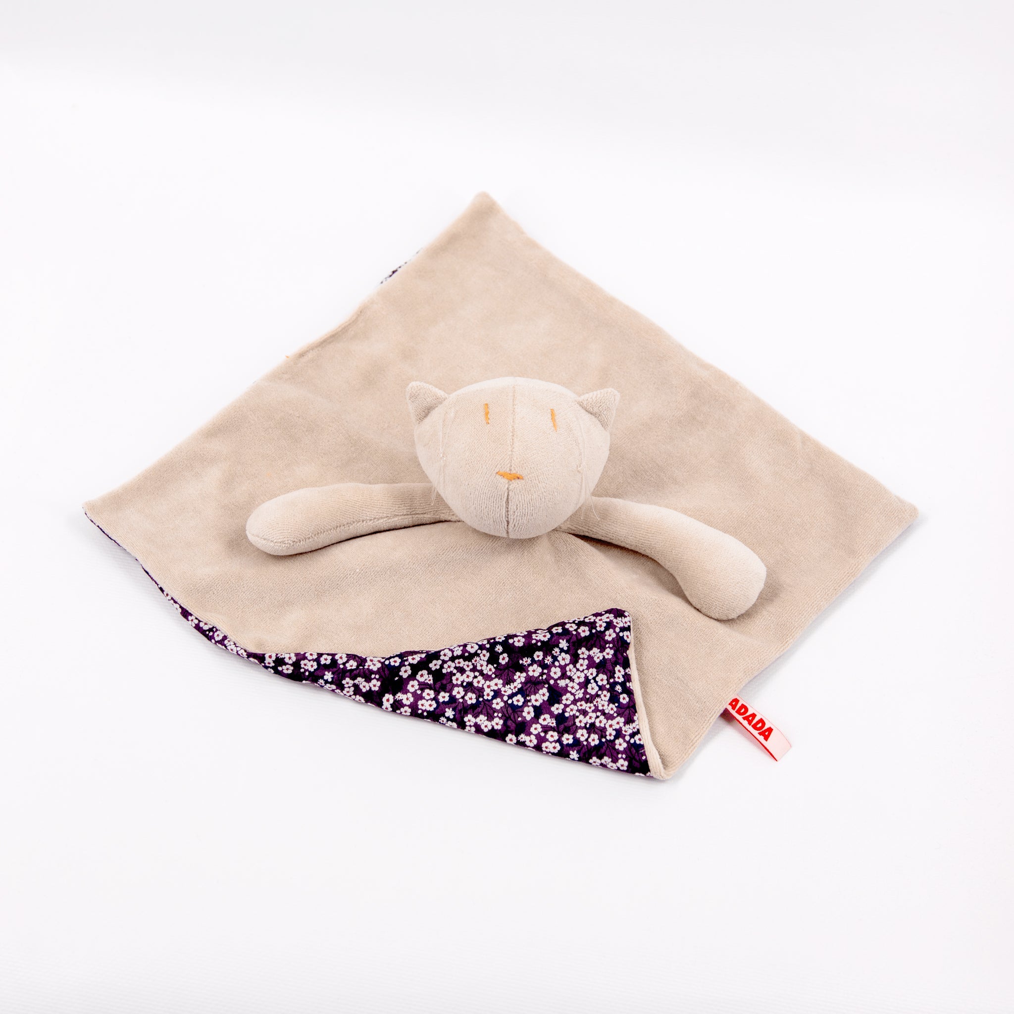 Doudou Gisel la chatte - Made in France - ADADA Printemps