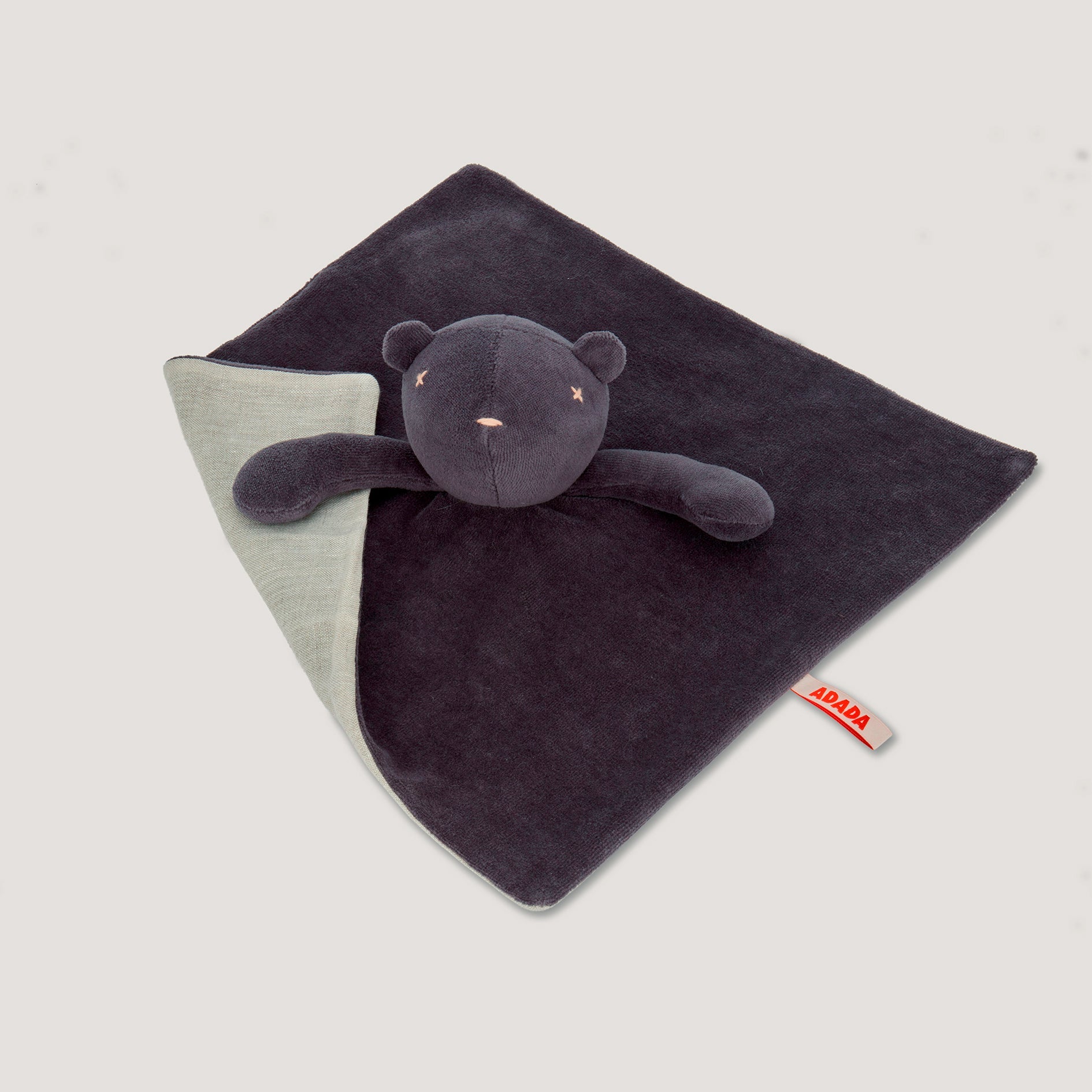 Doudou Jermaine, l'ourson - Soldes - Bleu nuit - ADADA Bleu Nuit