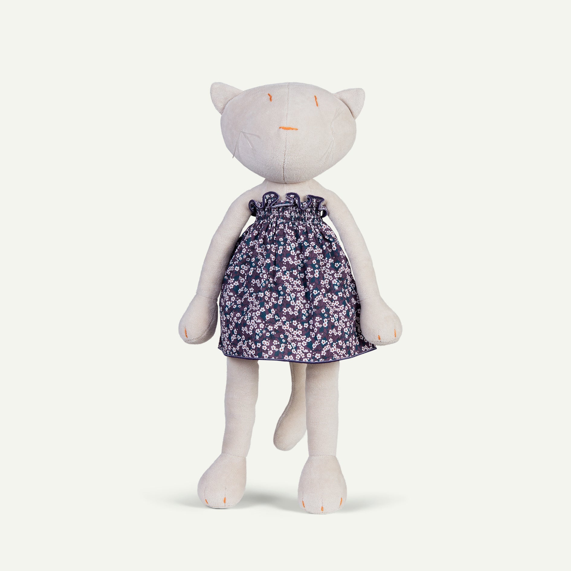 Gisel, la chatte - grand - ADADA Sable Robe nuit