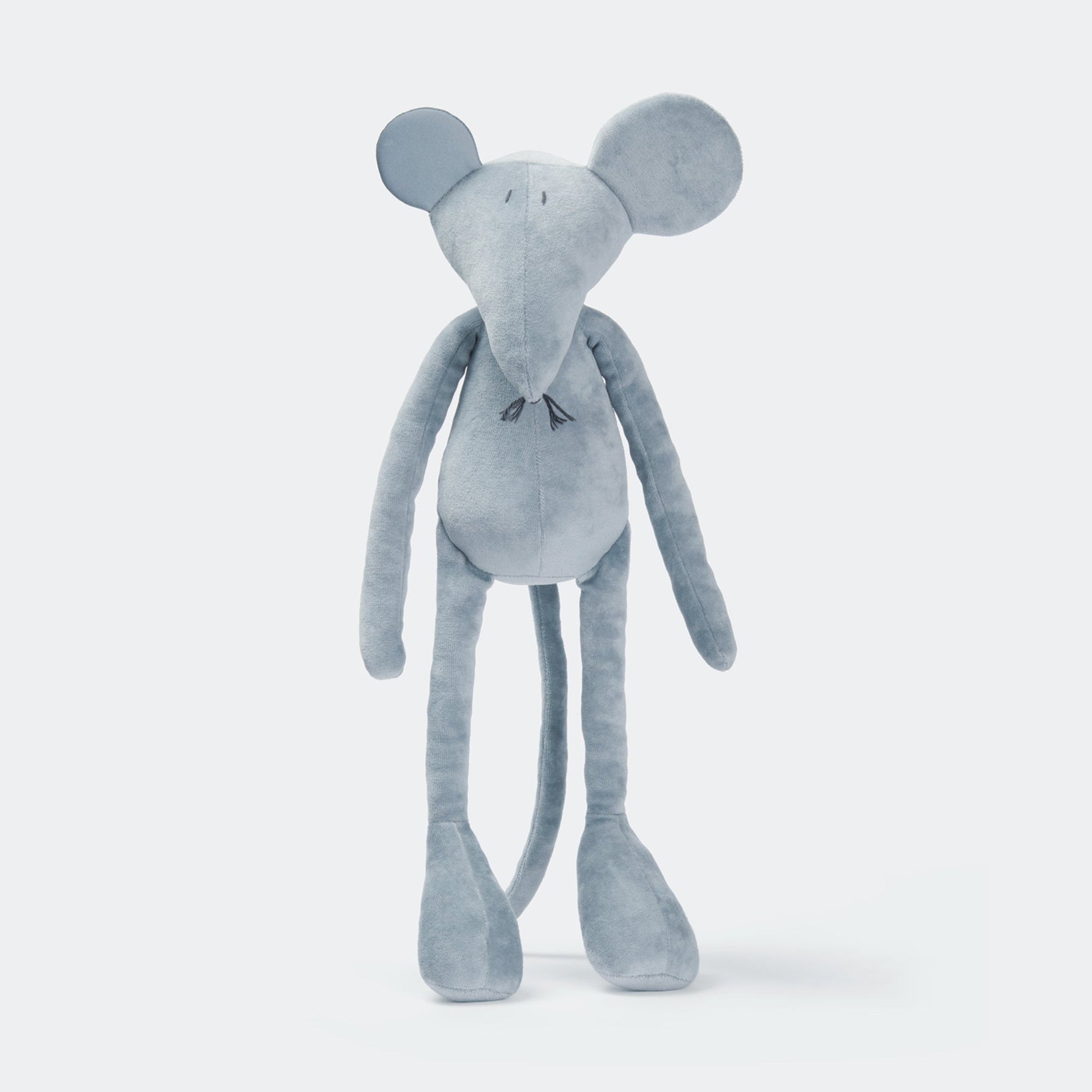 Hector, le rat - grand - ADADA Gris Clair Sans Vêtement