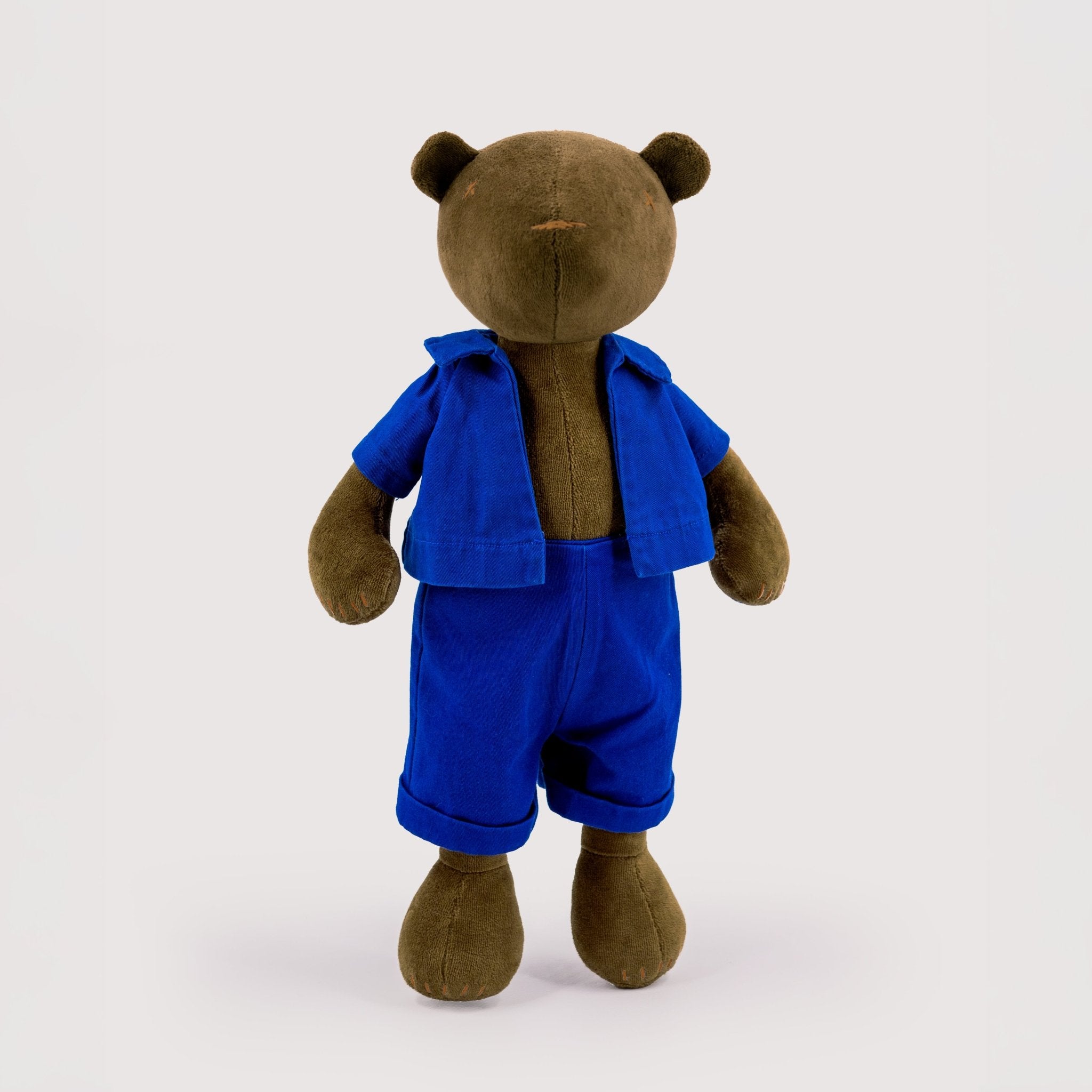 JERMAINE, L’OURSON - L - ADADA Chocolat Bleu de travail