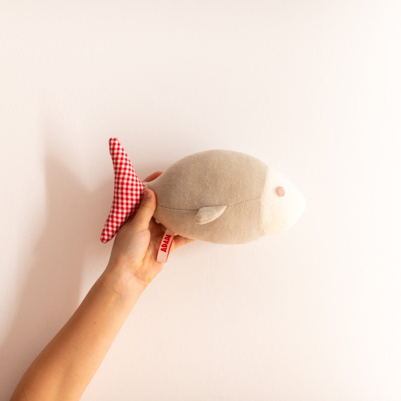 LAURETTE, LE POISSON - ADADA Beige et imprimé vichy rouge