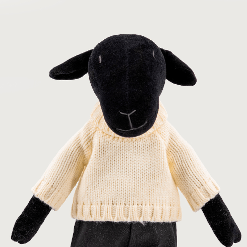 MAIA, LA BREBIS - L - ADADA Noir Avec pull beige