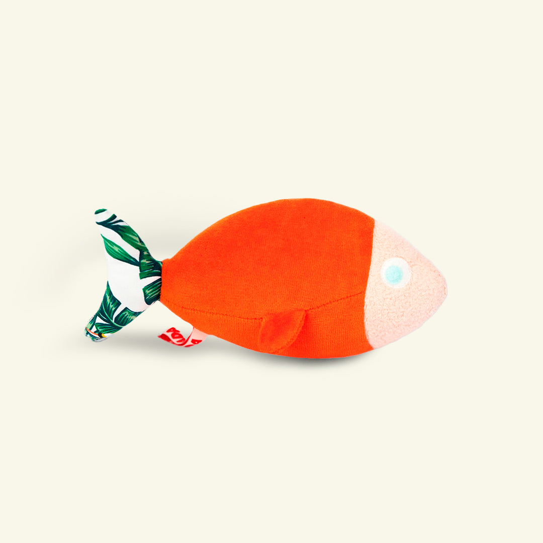 Lilo the fish soft toy - Orange and Hawaiian print – ADADA
