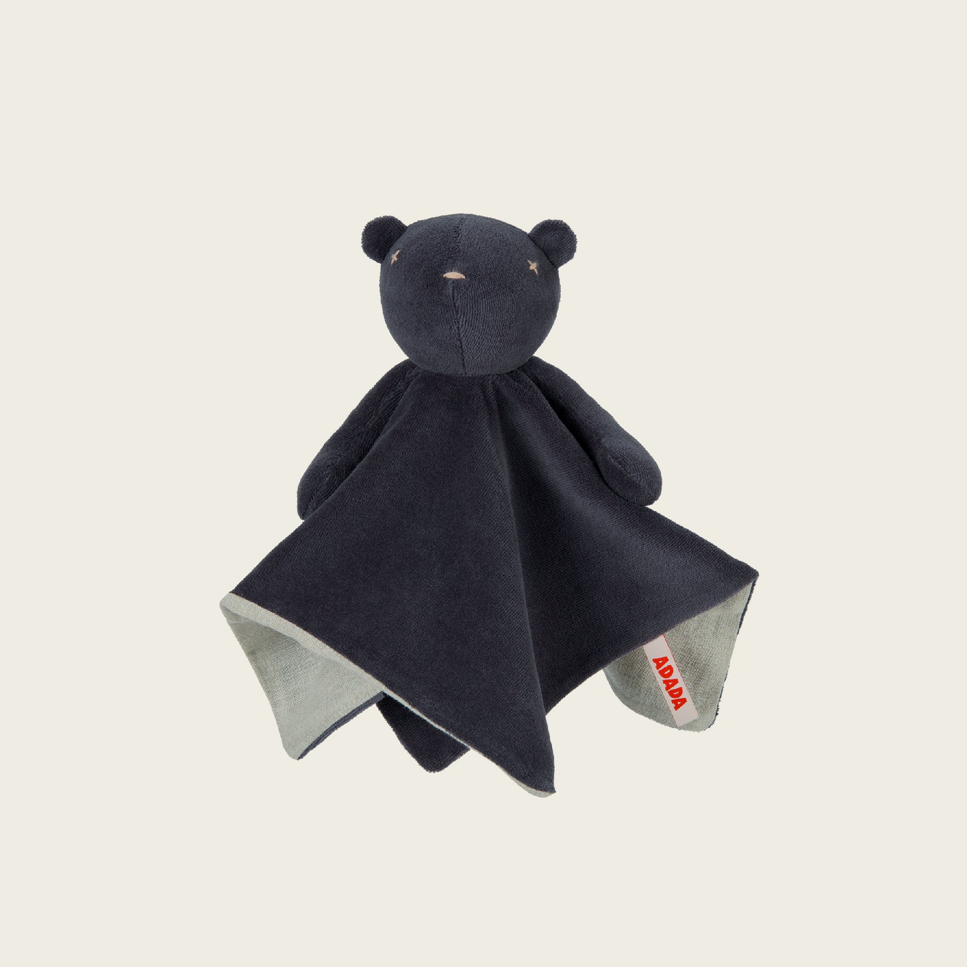 Doudou Jermaine, l'ourson - Soldes - Bleu nuit - ADADA Bleu Nuit