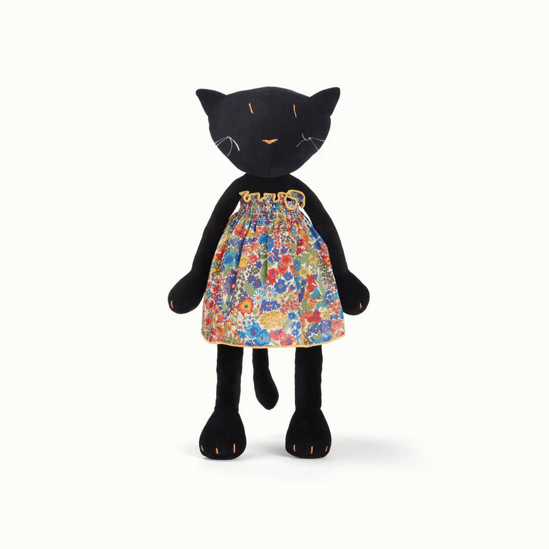 Gisel, la chatte - grand - ADADA Noire Robe printemps