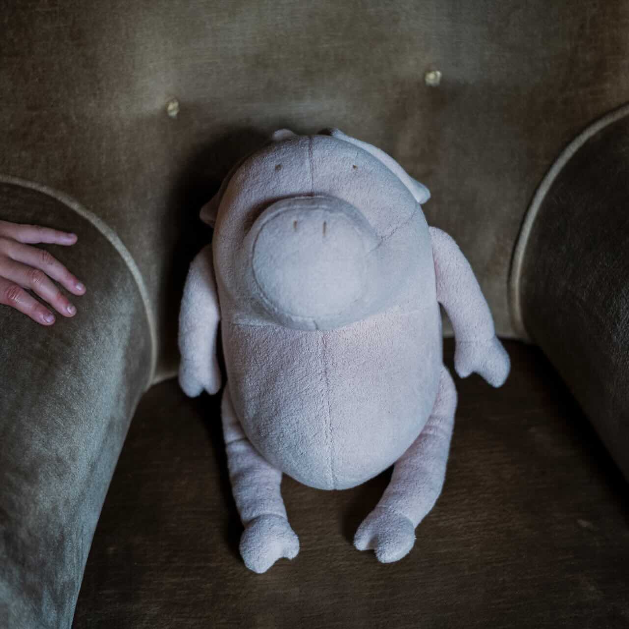 HELMUT, LE COCHON - GRAND - ADADA Beige rose Sans vêtements