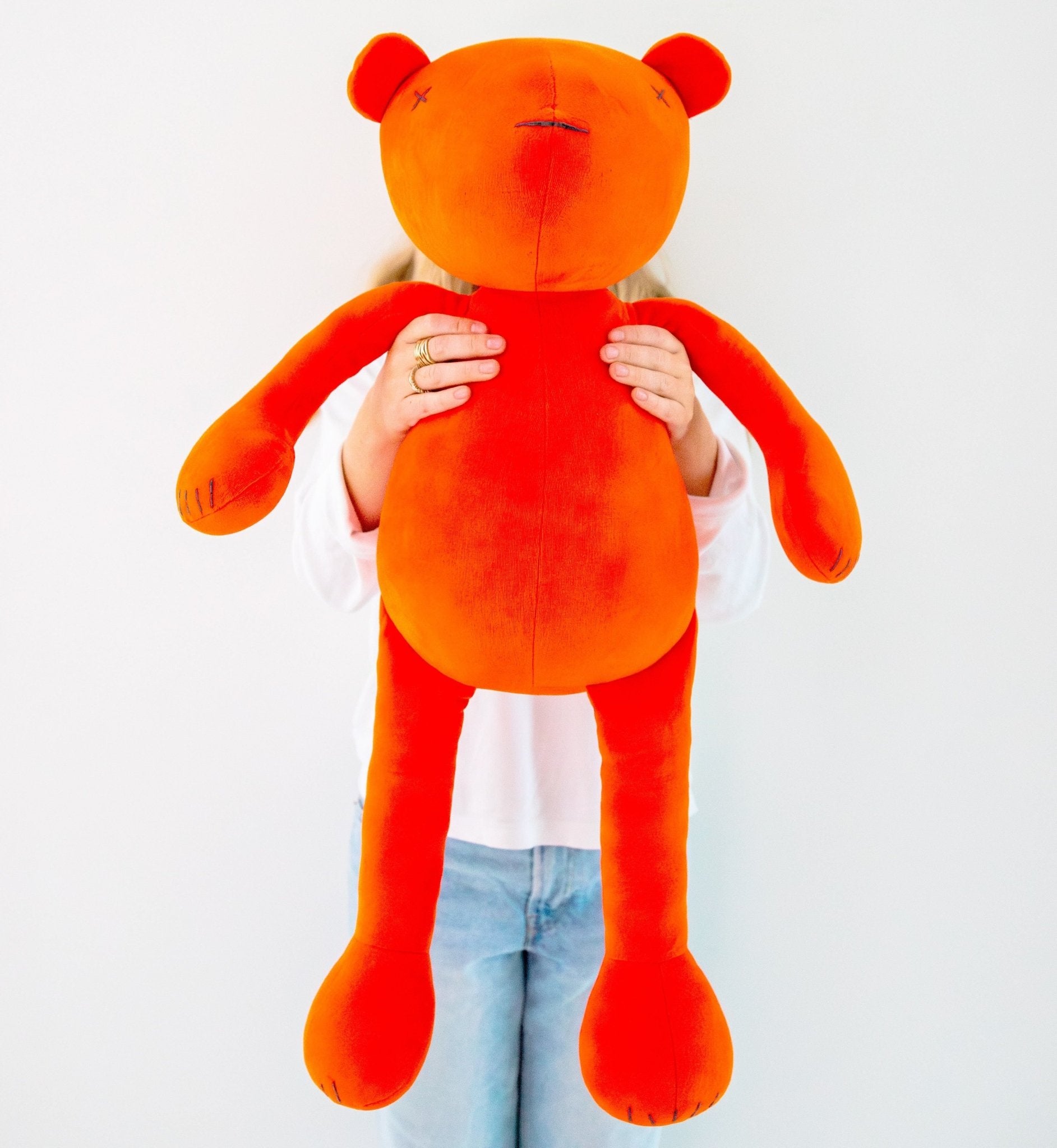 JERMAINE, L'OURSON - XL - MADE IN FRANCE - ADADA Orange