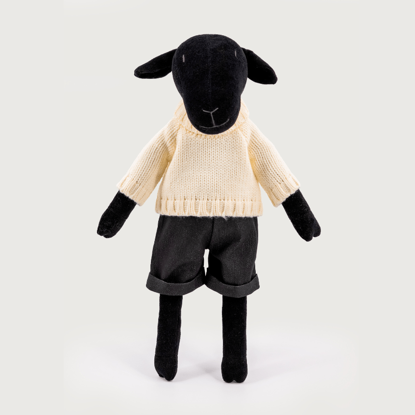 MAIA, LA BREBIS - L - ADADA Noir Avec pull beige