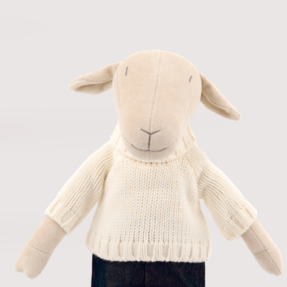 MAIA, LA BREBIS - L - ADADA Beige Avec pull beige