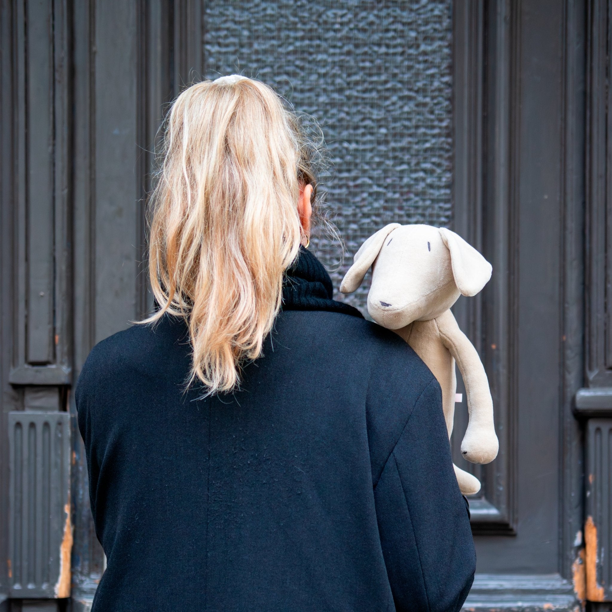 MAX LE LABRADOR - L - ADADA Beige Avec jean bleu