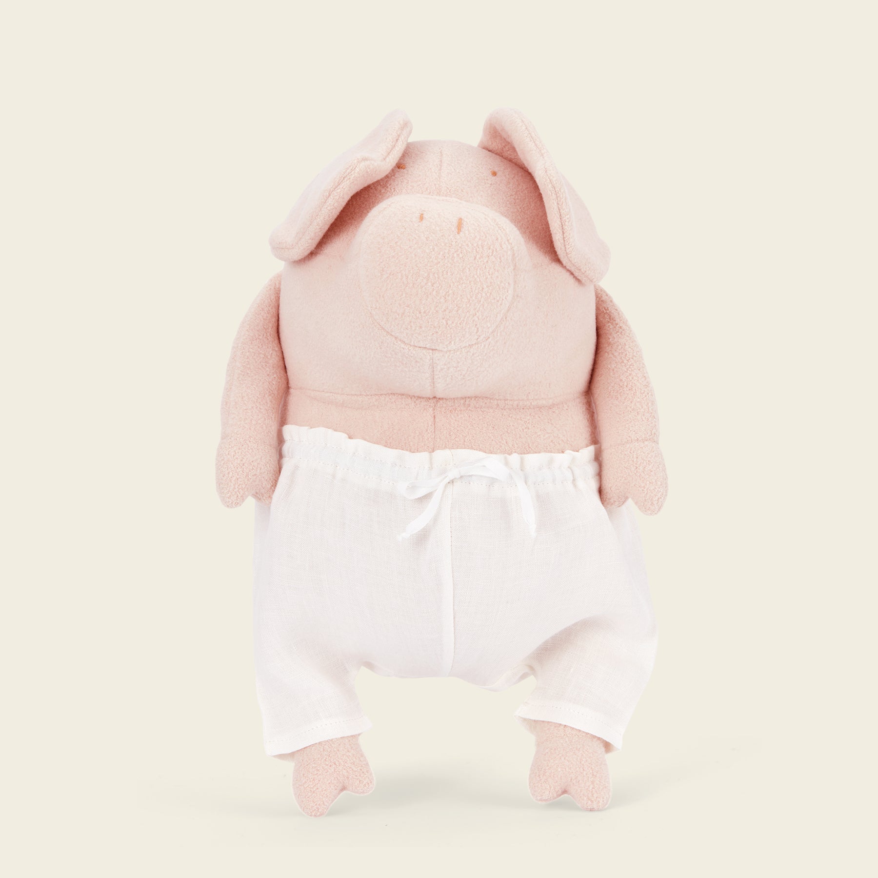 Helmut, le cochon - grand - ADADA Beige rose Avec Pantalon